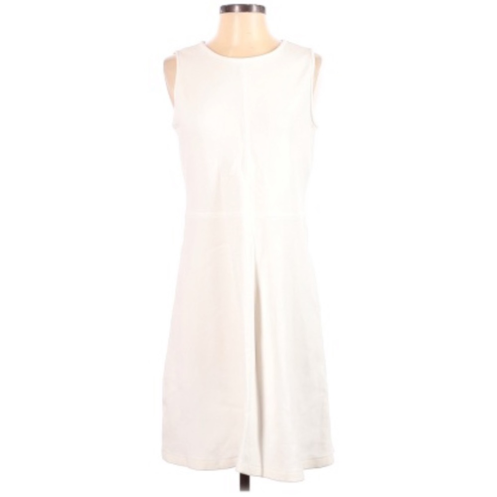 THEORY White Sleeveless Midi Dress